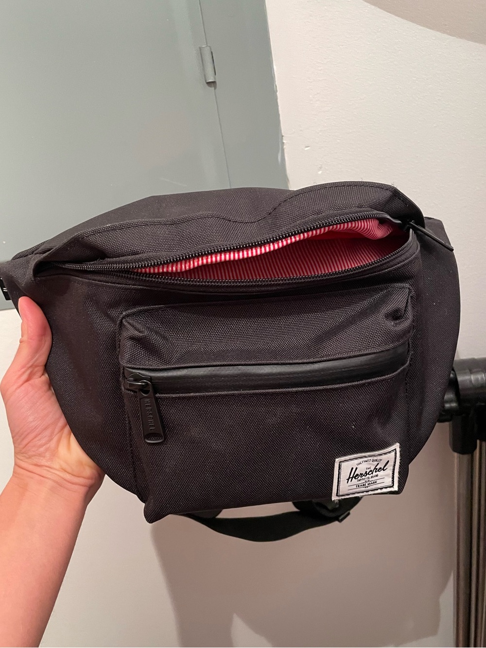 Herschel supply black Fanny pack 3.5L